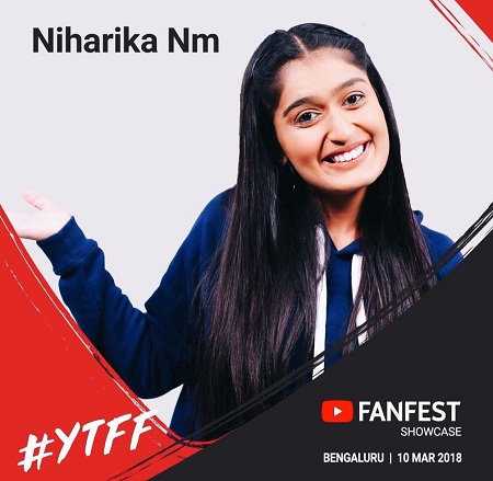 Niharika Nm Wiki, Height, Age, Boyfriend, Net worth, Biography & More 20 Niharika Nm performs at YouTube fan fest