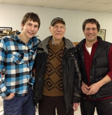 Parker Schnabel Wiki, Height, Age, Wife, Family, Biography & More 6 Parker Schnabel with his Grandfather John Schnabel and Father Roger Schnabel
