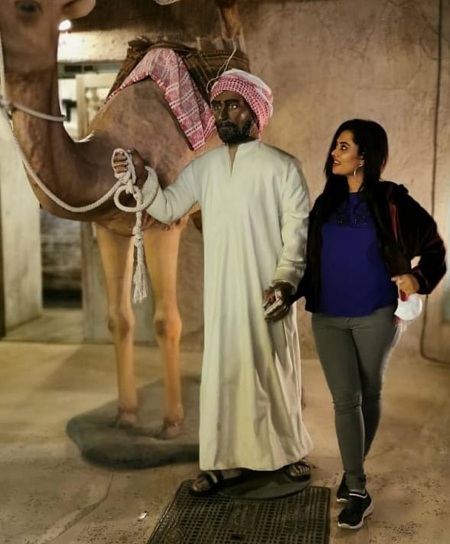 Remya Panicker clicked in Dubai