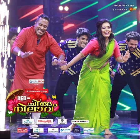 Remya Panicker performs at an award show