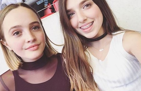 Rina Lipa with her bestie