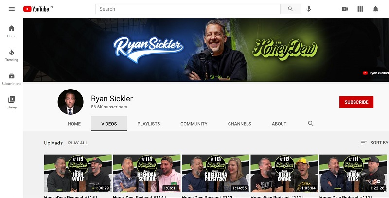 Ryan Sickler Wiki, Height, Age, Wife, Family, Biography & More 10 Ryan Sickler YouTube channel