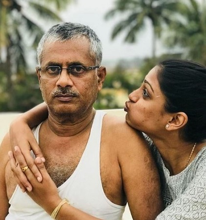 Sastika Rajendran and her father Rajendran