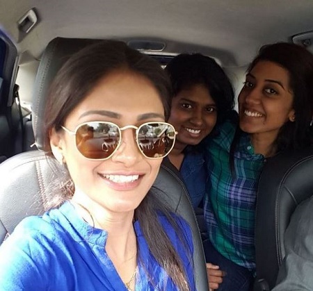 Sastika Rajendran with her besties