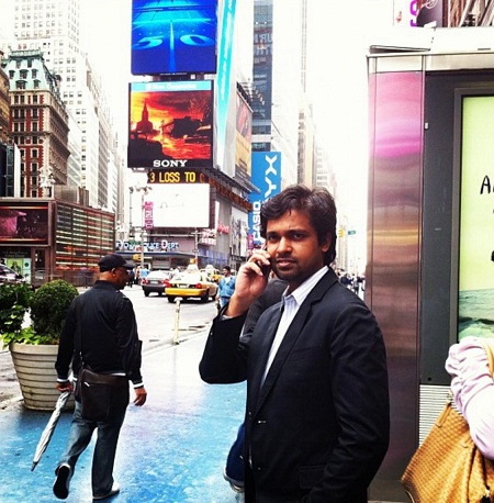 Shiladitya Mukhopadhyaya clicked in New York