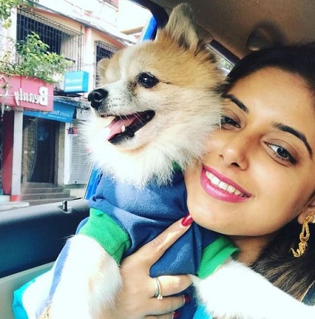 Sneha Paul - Wiki, Height, Age, Boyfriend, Caste, Family, Bio & More 17 Sneha Paul and her pet dog Rocky