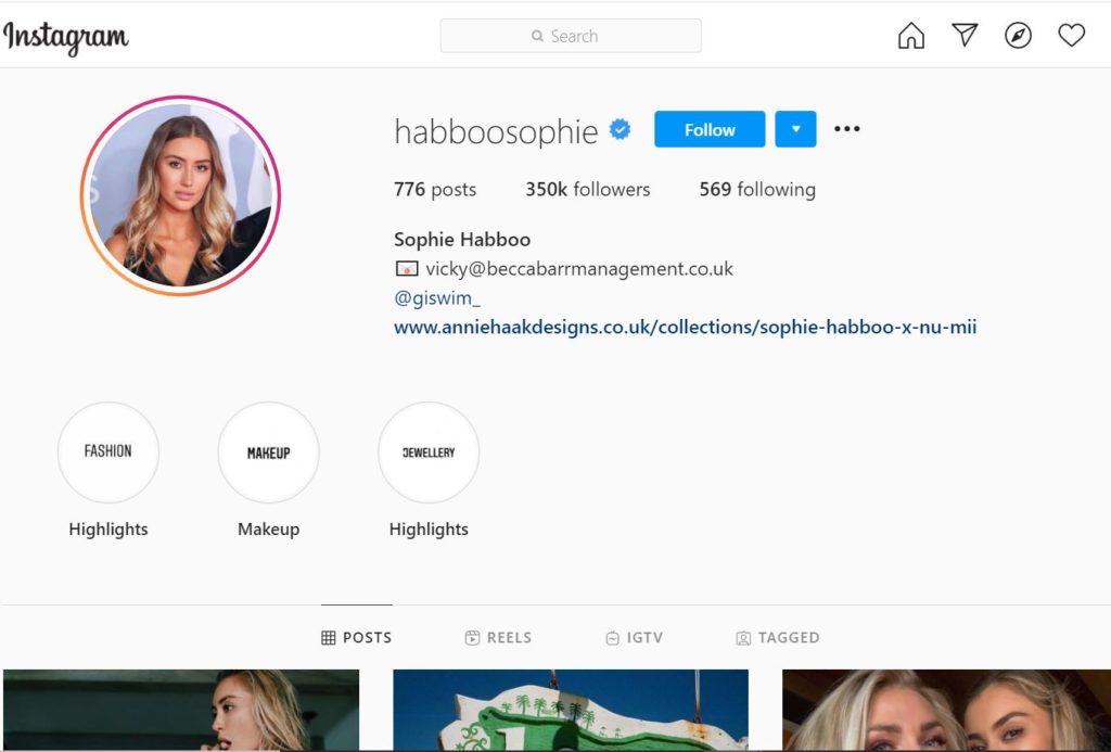 Sophie Habboo Wiki, Height, Age, Boyfriend, Family, Biography & More 16 Sophie Habboo Instagram account