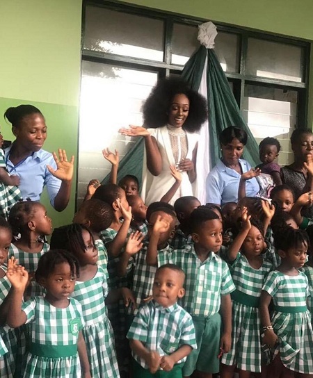 Abena Akuaba clicked at the Emerald Community School