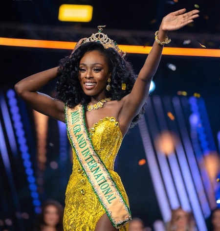 Abena Akuaba won the 'Miss Grand International' title