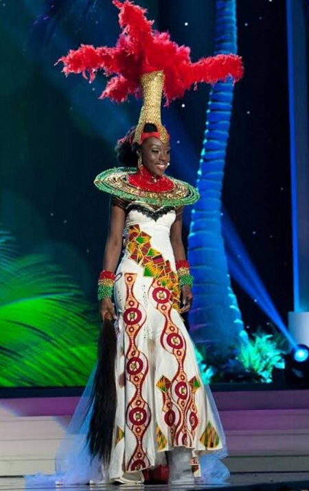 Abena Akuaba won the 'Miss Universe Ghana' crown in 2014
