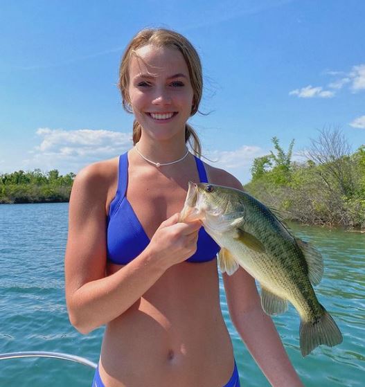 Anna Shumate loves fishing
