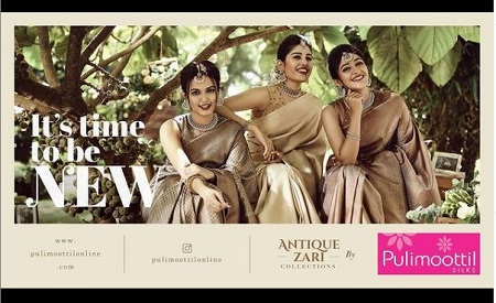 Aparna Das shoot for Antique Zari collection, a sarees brand.