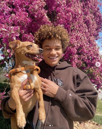 Armani Jackson Wiki, Height, Age, Girlfriend, Family, Biography & More 17 Armani Jackson is with his dog named Chelsea.