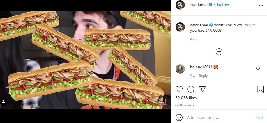 Daniel Gizmo (YouTuber) Wiki | Height, Age, Girlfriend, Family, Bio & More 17 Daniel Gizmo first Instagram post