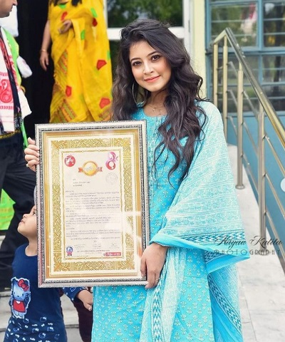 Deeplina Deka got title Kala shree