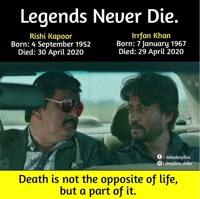 Deeplina Deka paid tribute to Imraan Khan and Rishi Kapoor