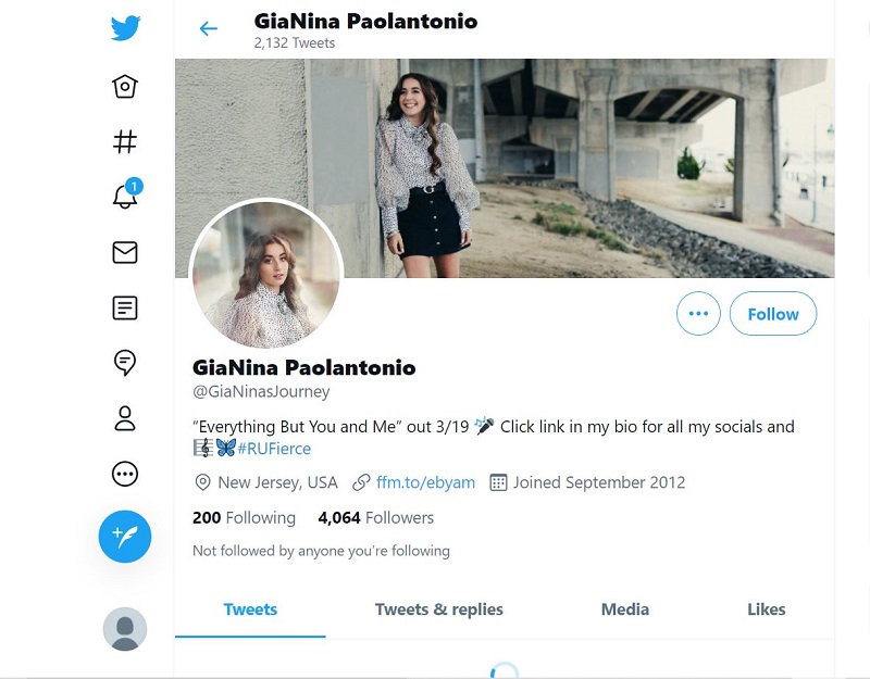 GiaNina Paolantonio Wiki, Height, Age, Boyfriend, Family, Biography & More 28 GiaNina Paolantonio Twitter account
