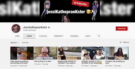 Jessika The Prankster Wiki | Height, Age, Boyfriend, Family, Biography & More 8 Jessika YouTube channel.