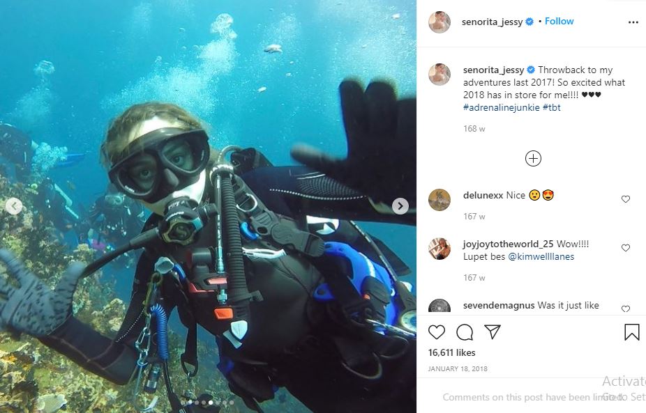 Jessy Mendiola Wiki | Age, Husband, Height, Family, Biography & More 27 Jessy Mendiola loves scuba diving