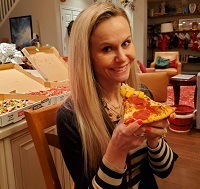 Kelly Tshibaka loves Pizza