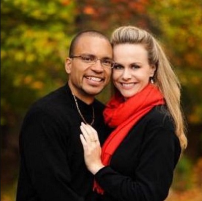 Kelly Tshibaka with her husband Niki Tshibaka