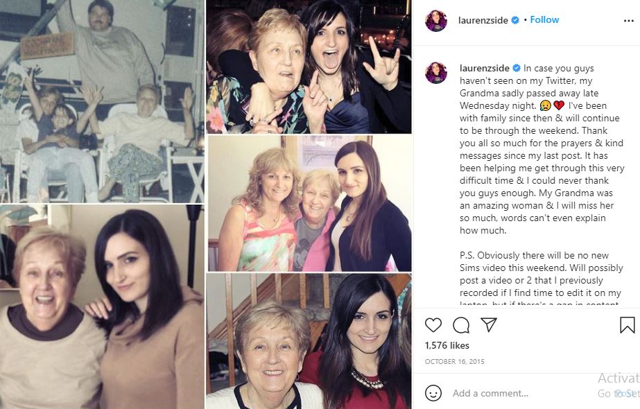 LaurenzSide Wiki, Height, Age, Husband, Family, Biography & More 5 LaurenzSide IG post