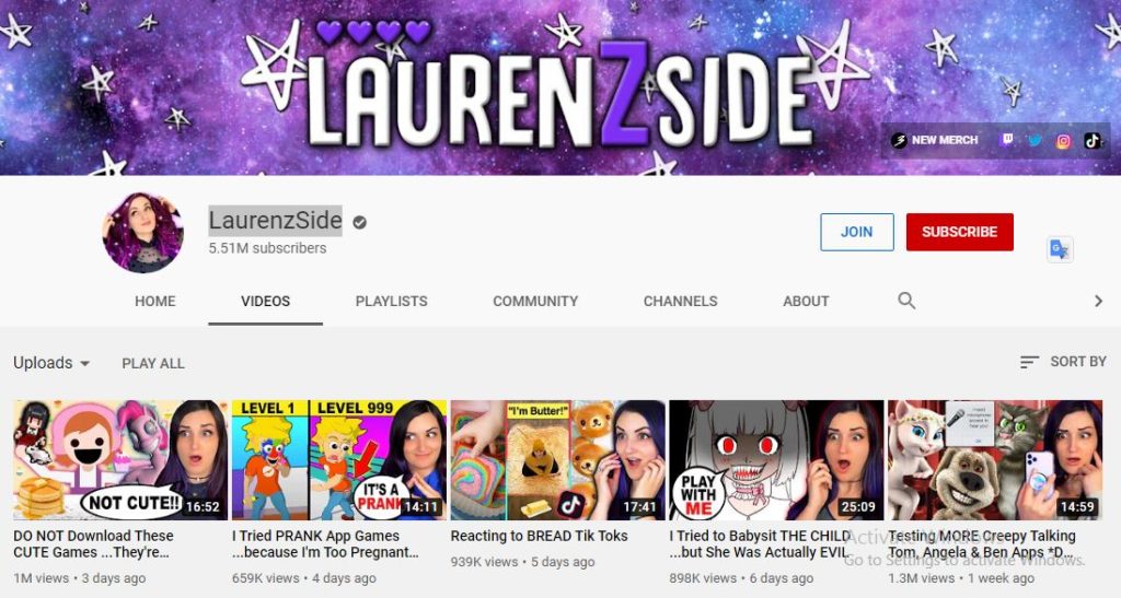 LaurenzSide Wiki, Height, Age, Husband, Family, Biography & More 18 LaurenzSide YouTube channel