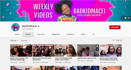 Macei official YouTube Channel.