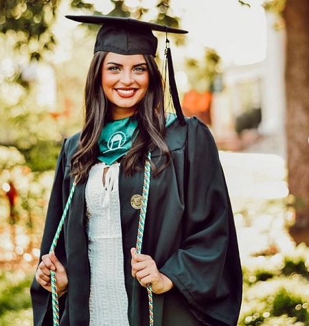 Rachael Kirkconnell graduated from Georgia College & State University in 2019.