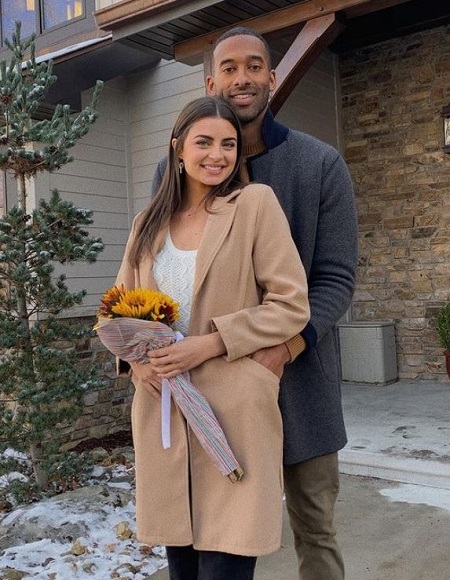 Rachael Kirkconnell started her romantic relationship with her boyfriend Matt James during her participation in the reality show The Bachelor Season 25