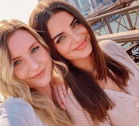 Rachael Kirkconnell with her sibling Jillian George