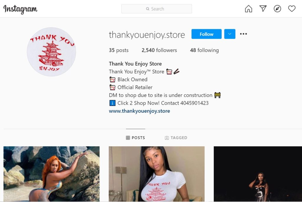 Who is Red Spice? Wiki, Height, Age, Boyfriend, Net worth, Bio & More 11 Red Spice's store Thank You Enjoy Store's Instagram page
