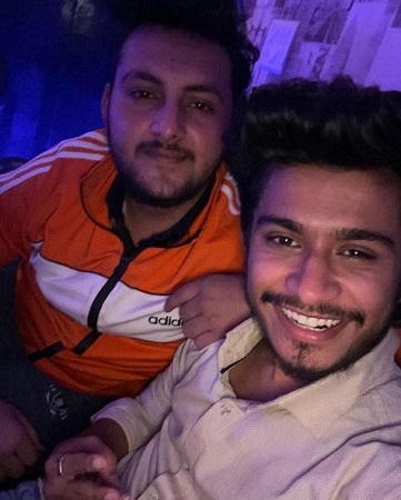 Rock D with his buddy Ansh Pandit