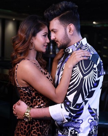 Rock D with model Jassmin Thapa