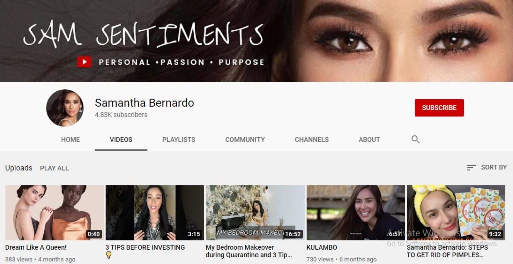 Samantha Bernardo Wiki, Height, Age, Boyfriend, Family, Biography & More 26 Samantha Bernardo Youtube channel