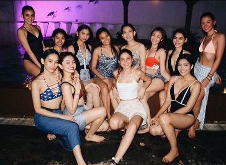 Samantha Bernardo Wiki, Height, Age, Boyfriend, Family, Biography & More 4 Samantha Bernardo with her friends at pool party
