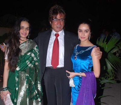 Shivangi Kolhapure with her daughter and husband