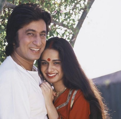 Shivangi Kolhapure with her spouse Shakti kapoor