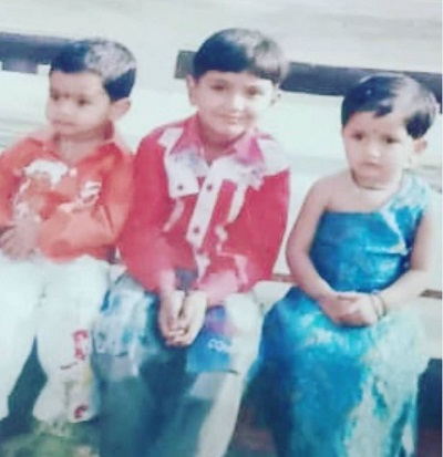 Who is Tushar Silawat? Wiki, Height, Age, Girlfriend, Family, Bio & More 10 Tushar Silawat old picture with his sister Palak Silawat and brother Sujal Silawat