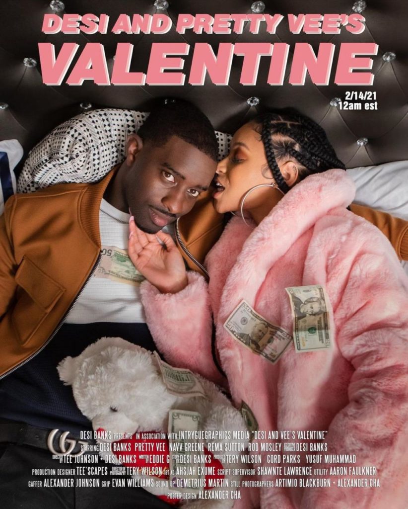 Vena E. and Desi Banks' song Valentine's cover