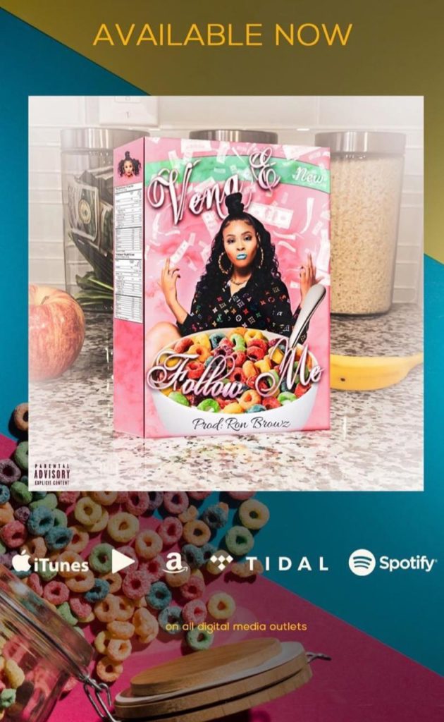 Vena E. dropped 'Follow Me' on various platforms