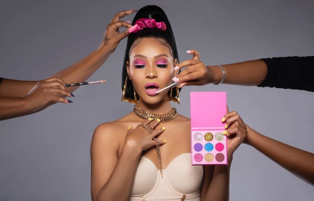 Vena E. has her own eyeshadow palette named 'Grind Pretty'