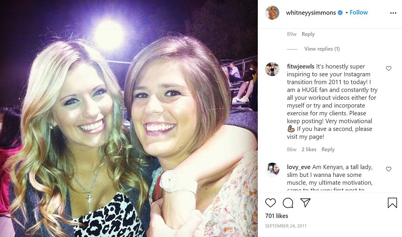 Whitney Simmons Wiki, Height, Age, Husband, Family, Biography & More 16 Whitney Simmons Instagram debut post