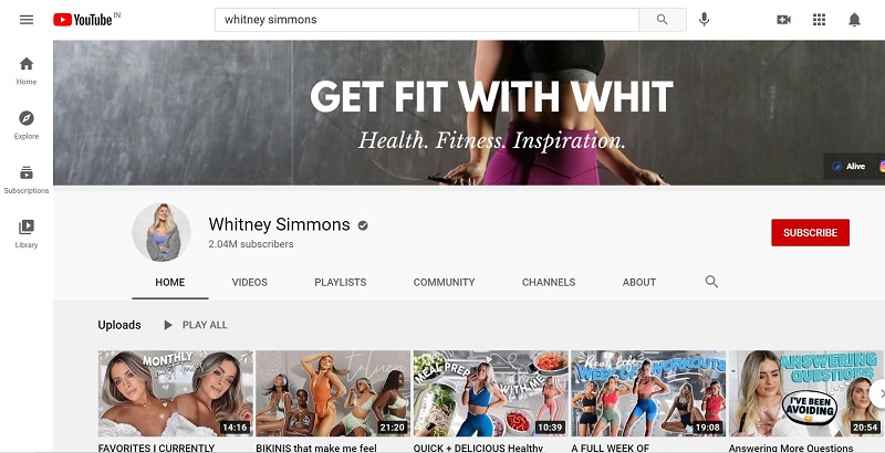 Whitney Simmons Wiki, Height, Age, Husband, Family, Biography & More 13 Whitney Simmons YouTube channel