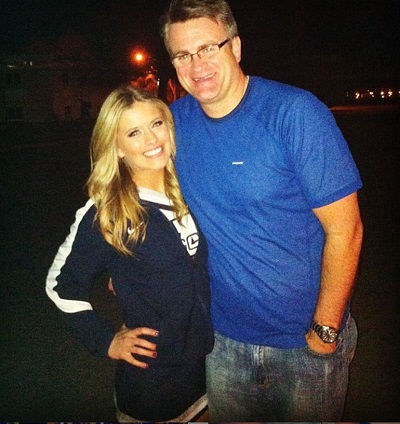 Whitney Simmons Wiki, Height, Age, Husband, Family, Biography & More 9 Whitney Simmons with her father