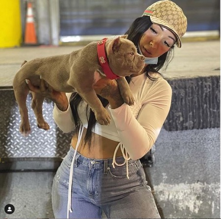 Yadira Borrego Wiki | Age, Husband, Children, Family, Biography & More 14 Yadira Borrego with her dog 'Rage'