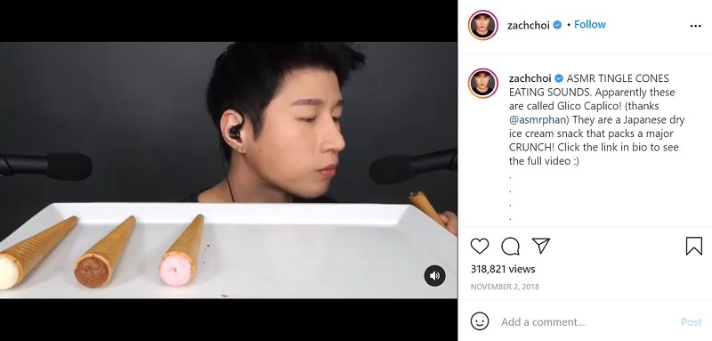 Zach Choi Wiki | Height, Age, Girlfriend, Family, Biography & More 17 Zach Choi Instagram debut post