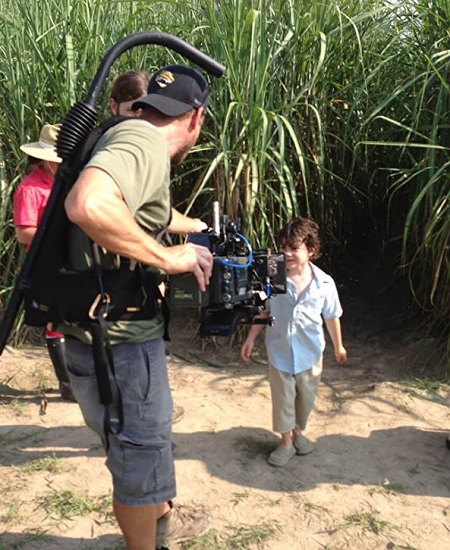 Who is Jentzen Ramirez? Wiki, Age, Girlfriend, Net worth, Biography & More 4 Jentzen Ramirez childhood picture on the sets of one of his movies
