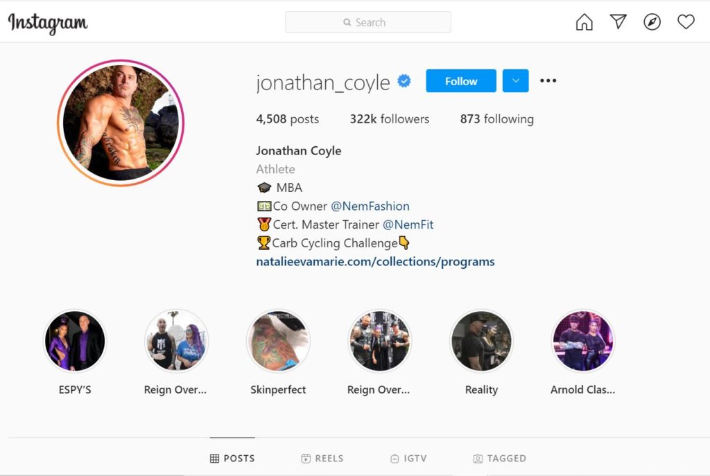 Who is Jonathan Coyle? Wiki, Age, Wife, Height, Family, Biography & More 15 Jonathan Coyle Instagram account