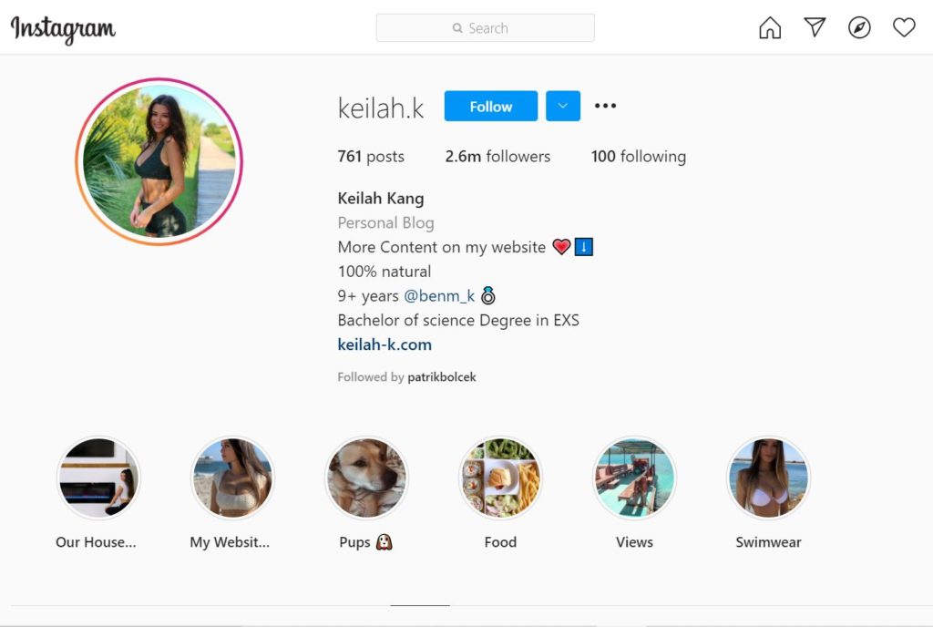 Keilah Kang Wiki, Height, Age, Boyfriend, Family, Biography & More 8 Keilah Kang Instagram account